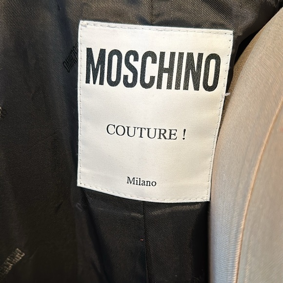 Moschino Couture! Men's Black Wool Tuxedo Jacket Buttons - Picture 14 of 16